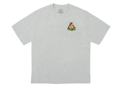 Palace P-3 Punch T-Shirt Grey Marl
