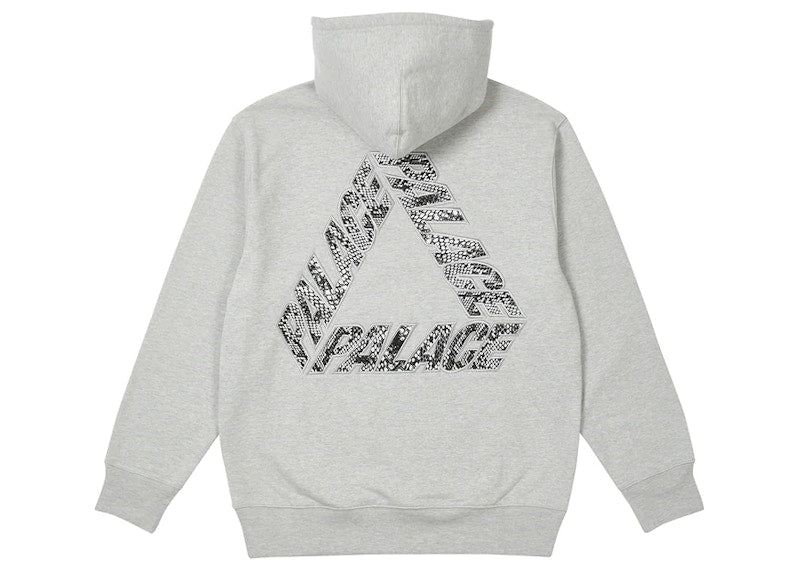 Palace P-3 Snake Applique Hood Grey Marl
