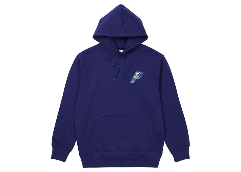 Palace P-3 Snake Applique Hood Navy