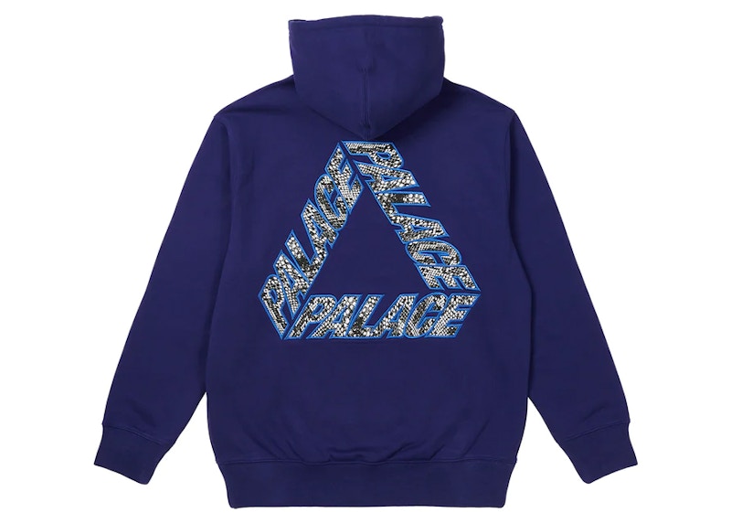 Palace P-3 Snake Applique Hood Navy