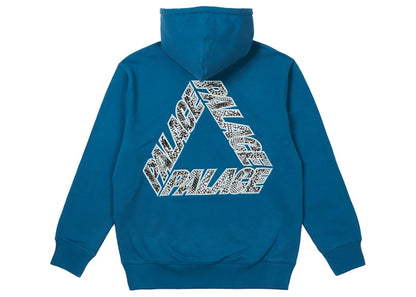 Palace P-3 Snake Applique Hood Teal