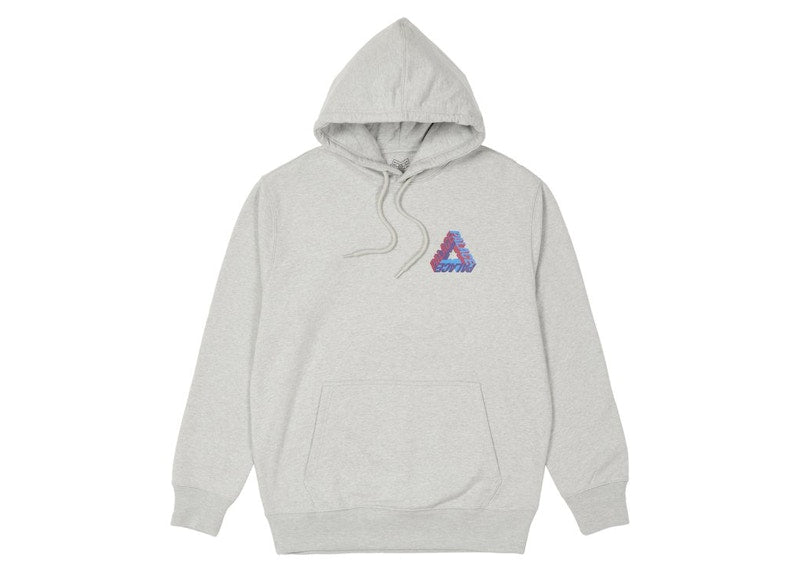 Palace P-3D Hood (FW21) Grey Marl