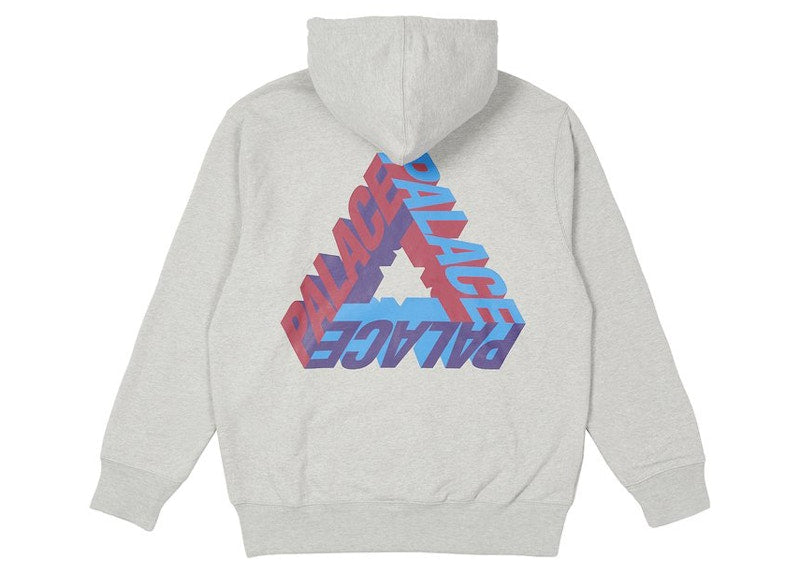 Palace P-3D Hood (FW21) Grey Marl