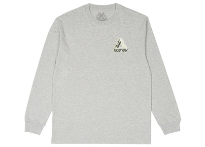 Palace P-3D Longsleeve (FW23) Grey Marl
