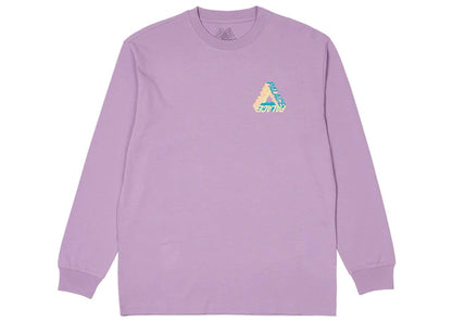 Palace P-3D Longsleeve (FW23) Light Purple