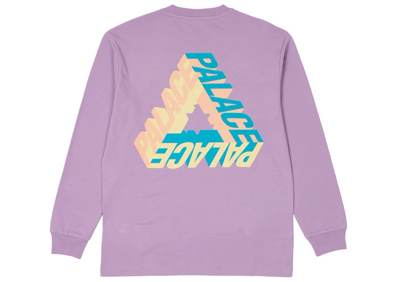 Palace P-3D Longsleeve (FW23) Light Purple