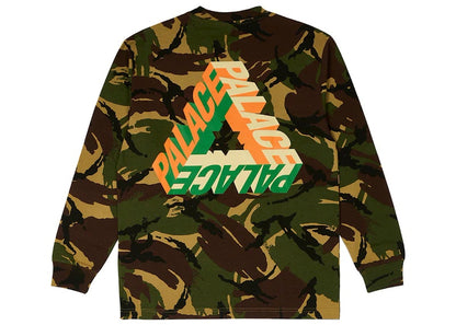 Palace P-3D Longsleeve (FW23) Woodland Camo