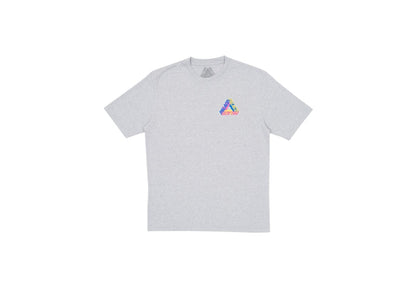 Palace P-3D T-Shirt (Summer 2017) Grey Marl/Blue/Yellow/Pink