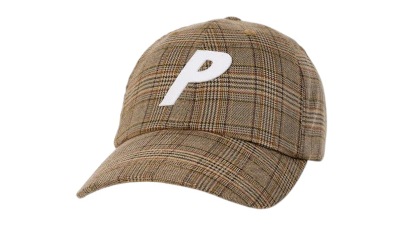 Palace P 6-Panel (FW25) Houndstooth Brown
