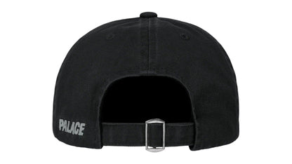 Palace P 6-Panel Hat (FW25) Black
