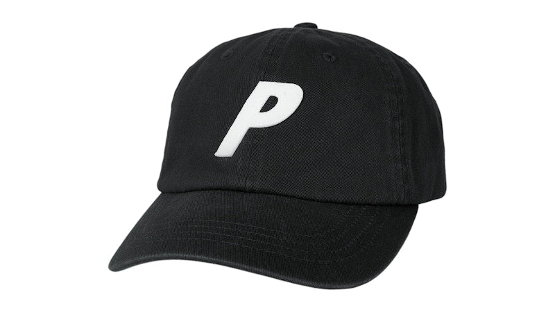 Palace P 6-Panel Hat (FW25) Black
