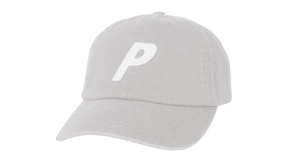 Palace P 6-Panel Hat (FW25) Concrete Grey