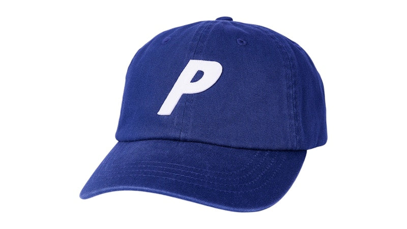 Palace P 6-Panel Hat (FW25) Posh Blue
