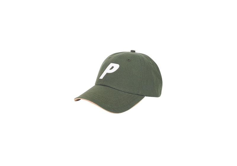Palace P 6-Panel Ripstop Olive/White/Beige