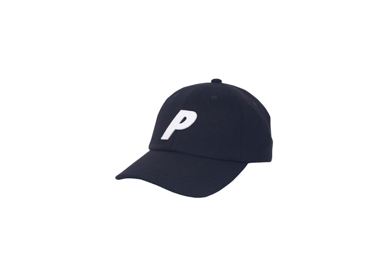 Palace P 6-Panel Wool Black