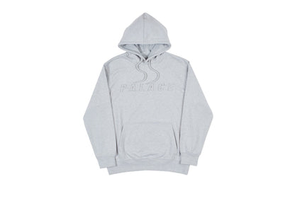 Palace P-A-L Hood Grey Marl