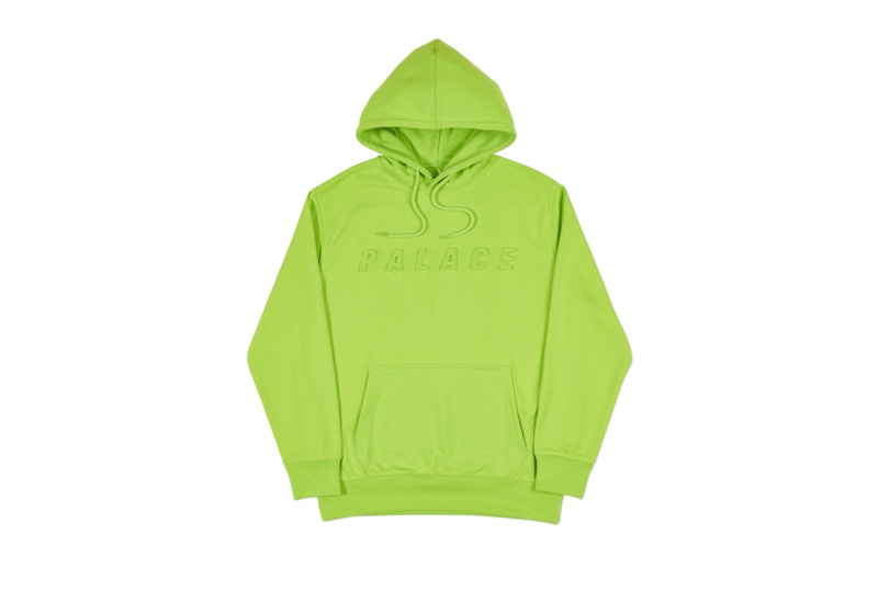 Palace P-A-L Hood Lime Green
