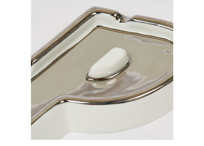 Palace P Ashtray White/Silver