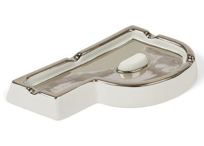Palace P Ashtray White/Silver