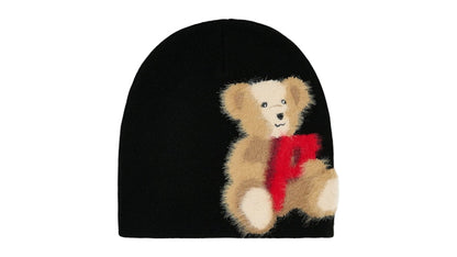 Palace P Bear Nein Cuff Beanie Black