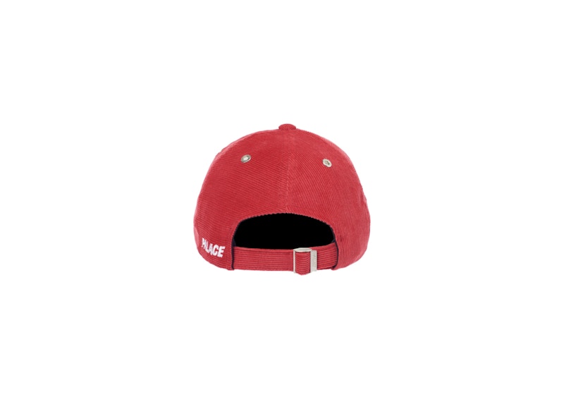 Palace P Cord 6-Panel Red