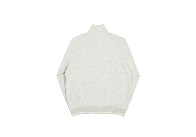 Palace P-Est Zip Crew Grey Marl