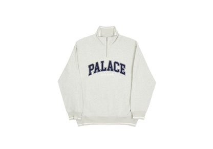 Palace P-Est Zip Crew Grey Marl