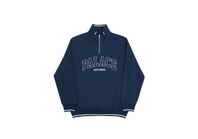 Palace P-Est Zip Crew Navy
