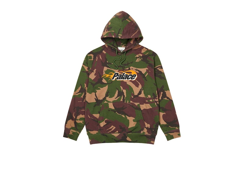 Palace P-Flames Hood Camo
