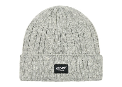Palace P Link Beanie Grey Marl
