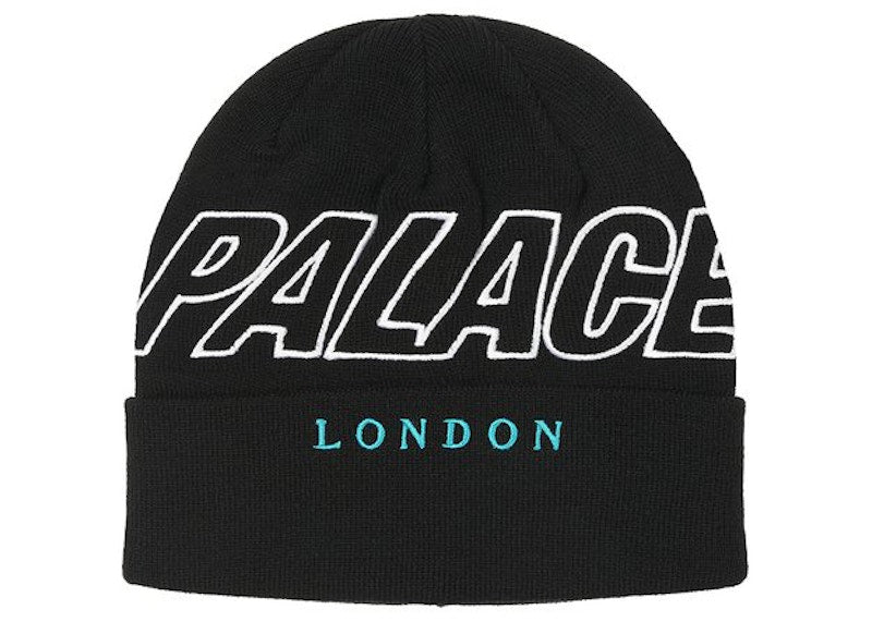 Palace P-London Beanie Black