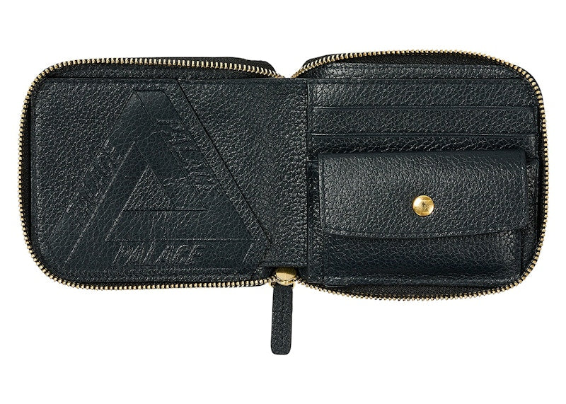 Palace P-Lux Zip Wallet Black