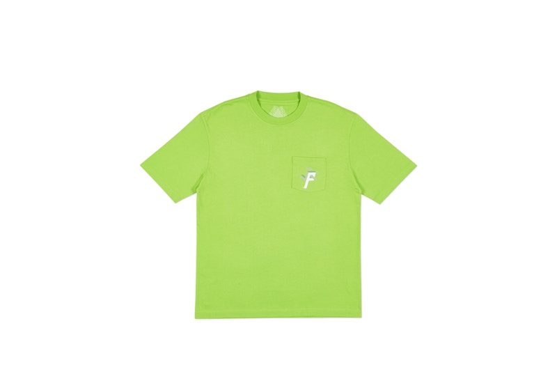 Palace P Man Pocket T-shirt Lime Green/White