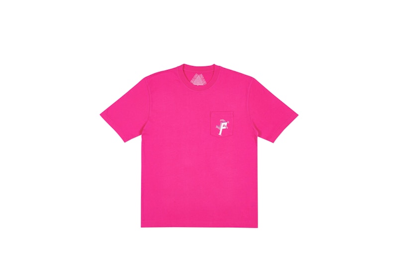 Palace P Man Pocket T-shirt Pink/White