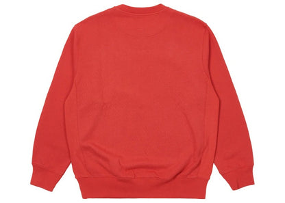 Palace P Neck Crew Dark Red