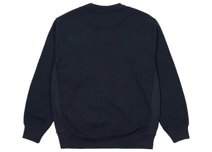 Palace P Neck Crew Navy