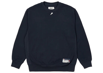 Palace P Neck Crew Navy