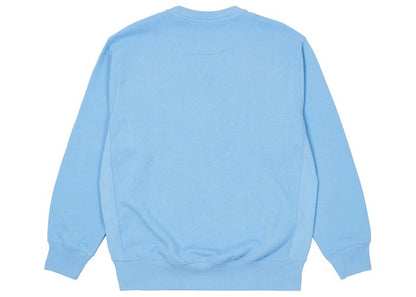 Palace P Neck Crew Sky Blue
