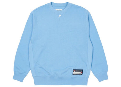 Palace P Neck Crew Sky Blue