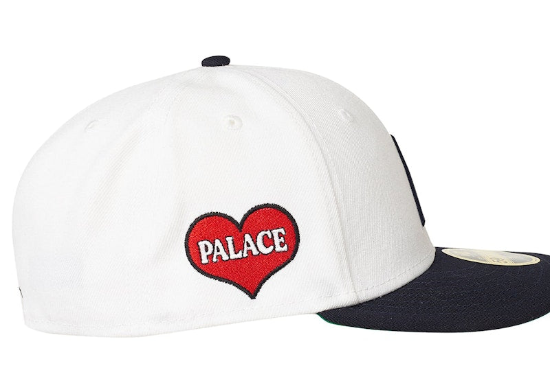Palace P New Era LP 59Fifty Fitted Cap White/Navy