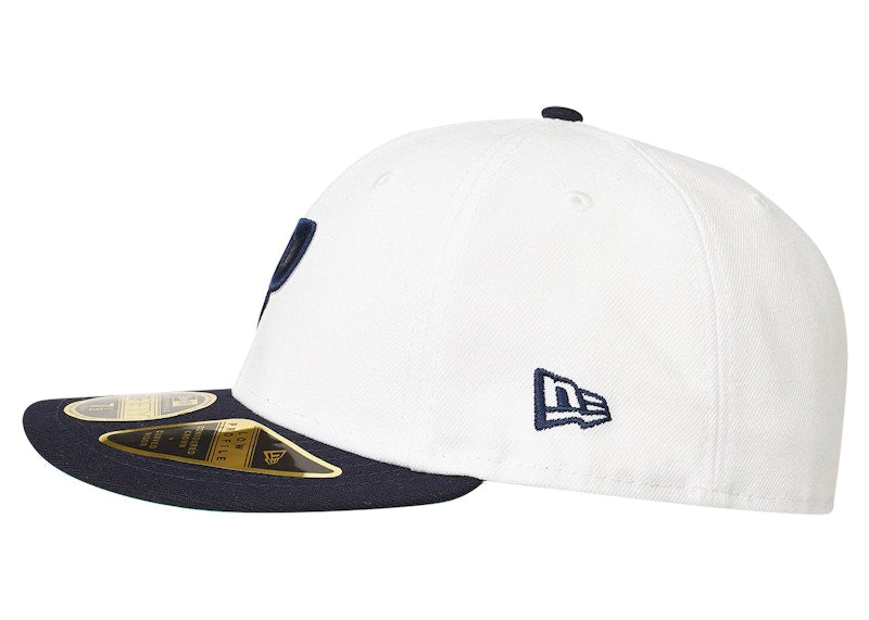 Palace P New Era LP 59Fifty Fitted Cap White/Navy