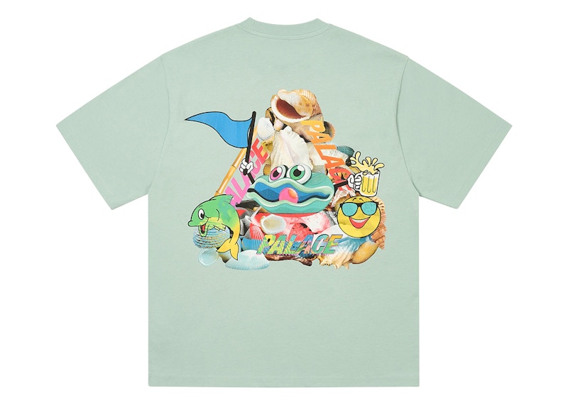 Palace P Sea T-Shirt Hazy Green