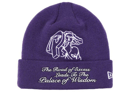 Palace P-Statue New Era Beanie Purple