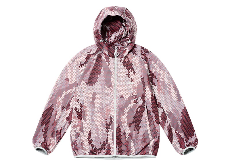 Palace P-Tec Fleece Jacket Camo Grey