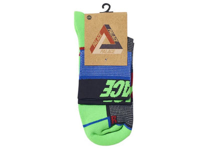 Palace P-Tech Socks Green/Blue