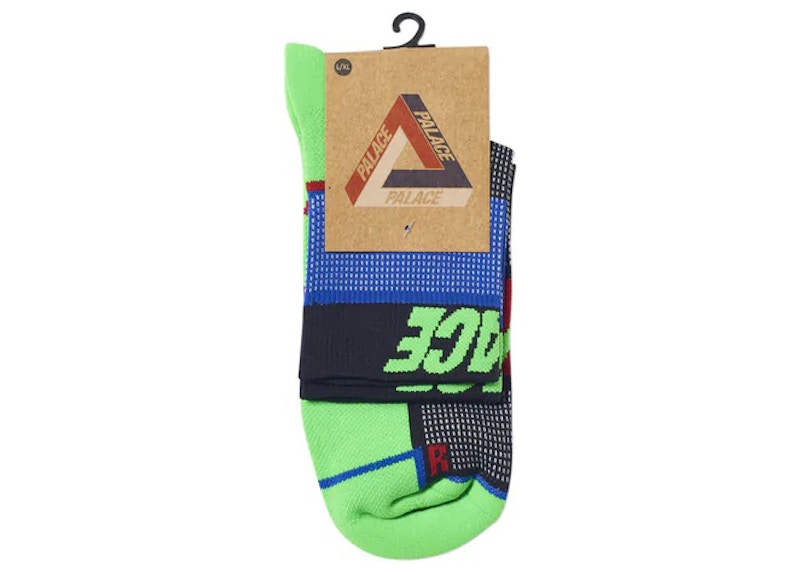 Palace P-Tech Socks Green/Blue