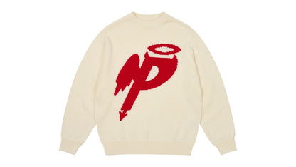 Palace P Wing Knit Soft White