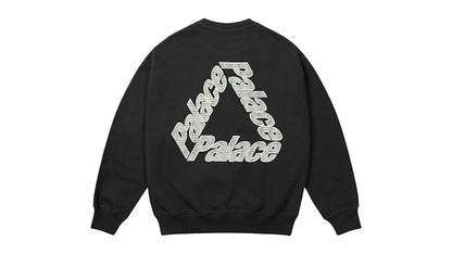 Palace P3 Chain Puff Crew Black