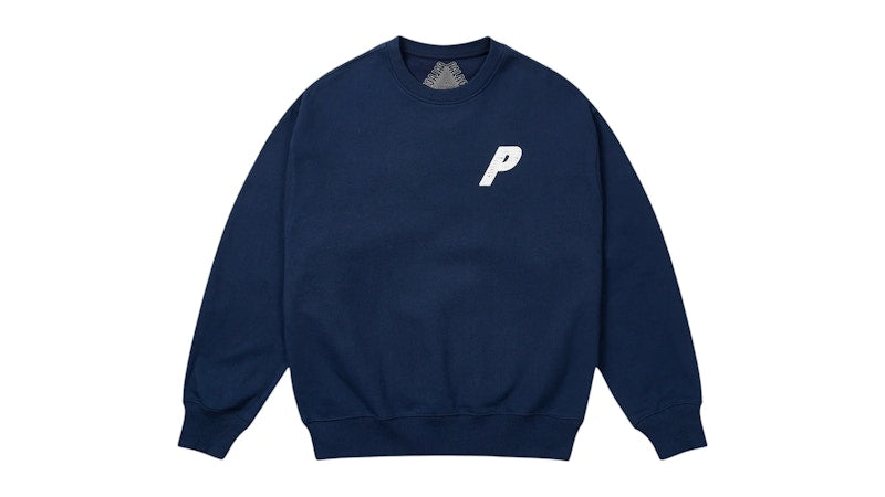 Palace P3 Chain Puff Crew Navy