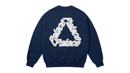 Palace P3 Chain Puff Crew Navy